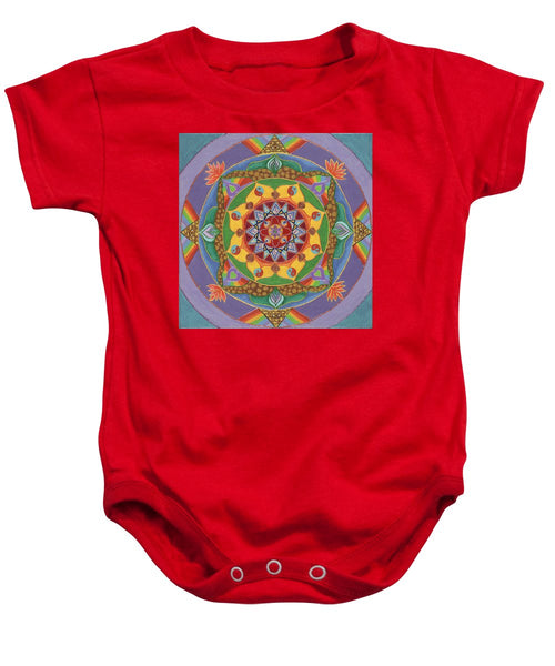 Self Actualization The Individual Need To Evolve - Baby Onesie - I Love Mandalas