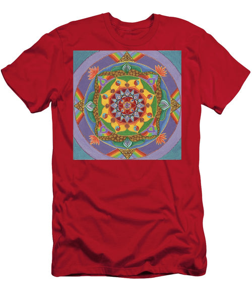 Self Actualization The Individual Need To Evolve - Men's T-Shirt (Athletic Fit) - I Love Mandalas