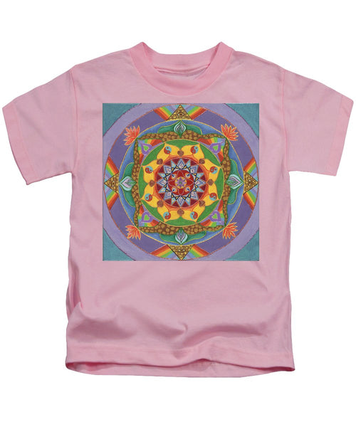 Self Actualization The Individual Need To Evolve - Kids T-Shirt - I Love Mandalas