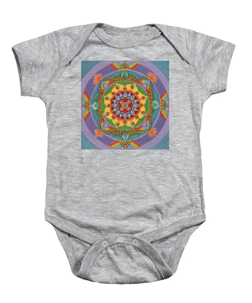 Self Actualization The Individual Need To Evolve - Baby Onesie - I Love Mandalas
