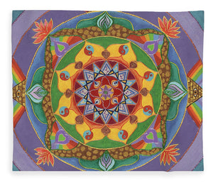 Self Actualization The Individual Need To Evolve - Blanket - I Love Mandalas