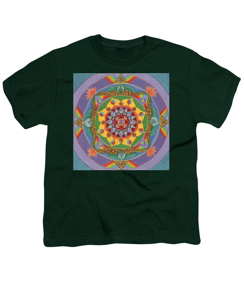 Self Actualization The Individual Need To Evolve - Youth T-Shirt - I Love Mandalas