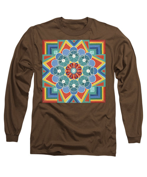 The Circle Of Life Relationships - Long Sleeve T-Shirt - I Love Mandalas
