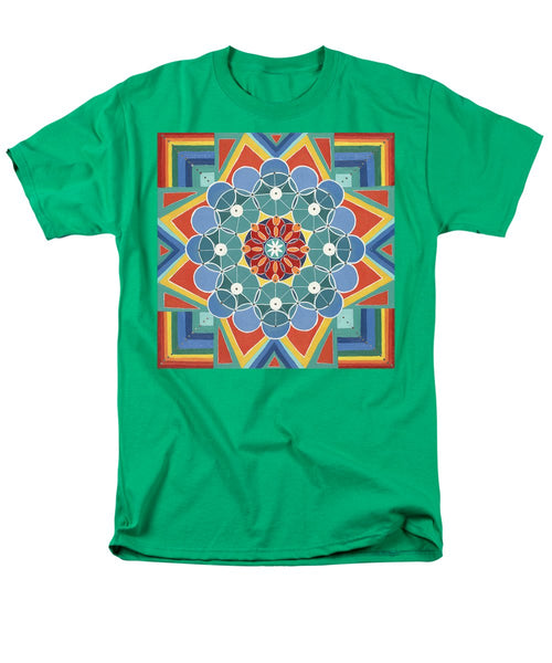 The Circle Of Life Relationships - Men's T-Shirt (Regular Fit) - I Love Mandalas