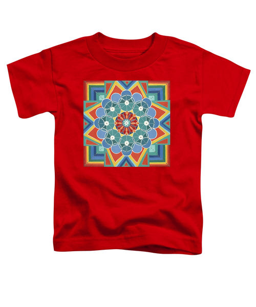 The Circle Of Life Relationships - Toddler T-Shirt - I Love Mandalas