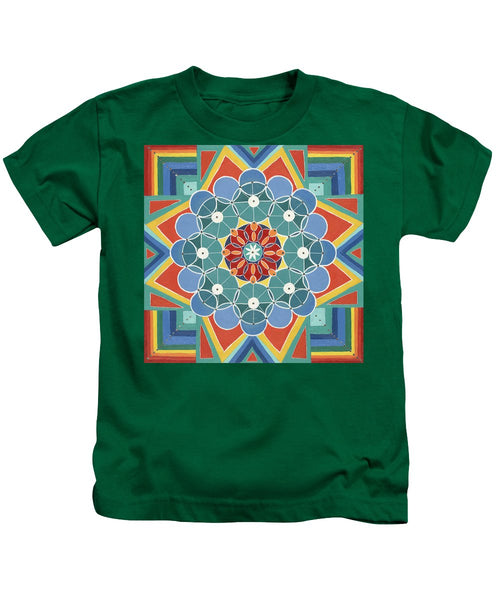 The Circle Of Life Relationships - Kids T-Shirt - I Love Mandalas