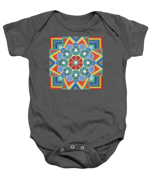 The Circle Of Life Relationships - Baby Onesie - I Love Mandalas