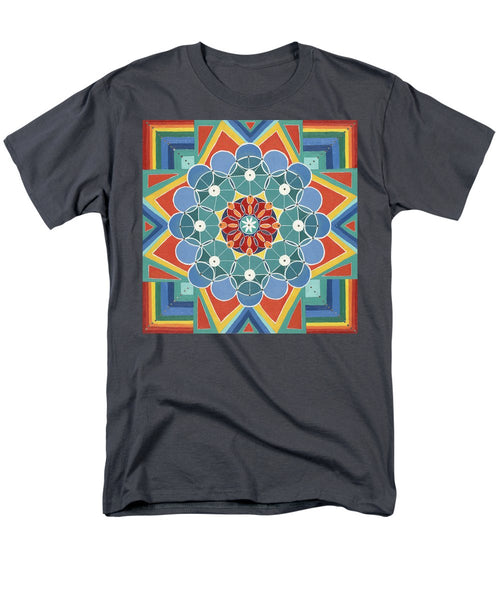 The Circle Of Life Relationships - Men's T-Shirt (Regular Fit) - I Love Mandalas