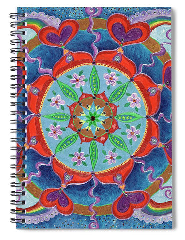 The Seed Is Planted Creation - Spiral Notebook - I Love Mandalas
