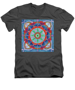 The Seed Is Planted Creation - Men's V-Neck T-Shirt - I Love Mandalas