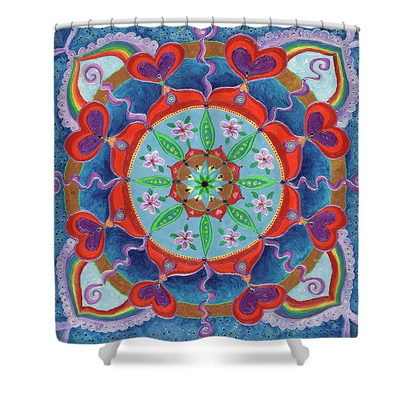 The Seed Is Planted Creation - Shower Curtain - I Love Mandalas
