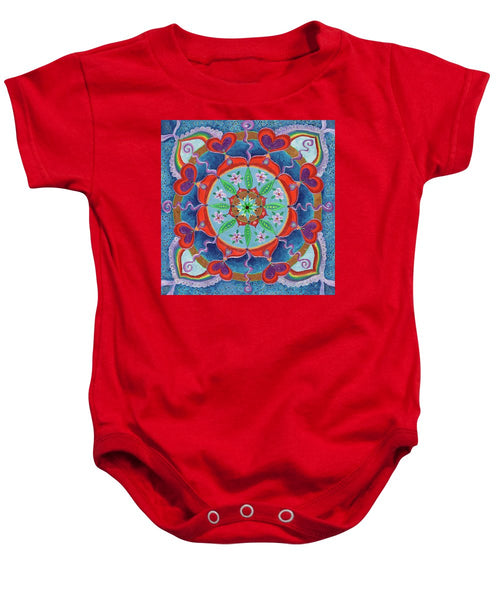 The Seed Is Planted Creation - Baby Onesie - I Love Mandalas