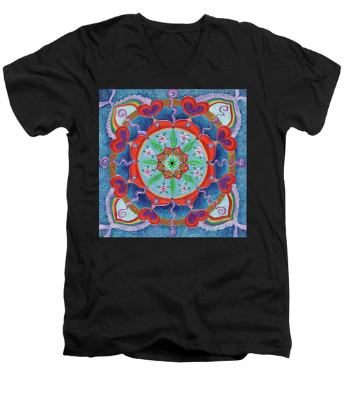 The Seed Is Planted Creation - Men's V-Neck T-Shirt - I Love Mandalas