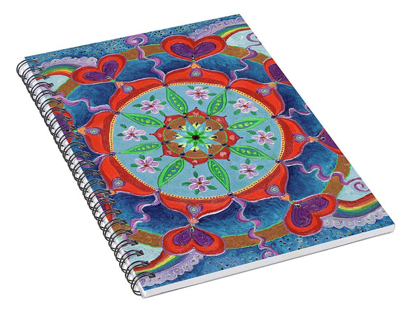 The Seed Is Planted Creation - Spiral Notebook - I Love Mandalas