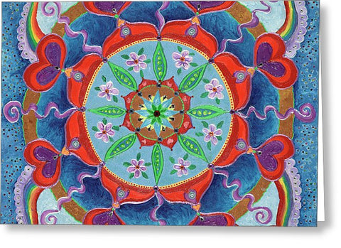 The Seed Is Planted Creation - Greeting Card - I Love Mandalas